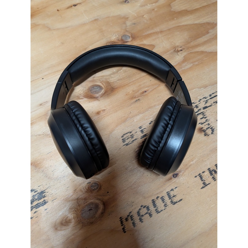 Vanontom Over Ear Headphones Unisex OS Black Excellent Wireless Padded Foldable